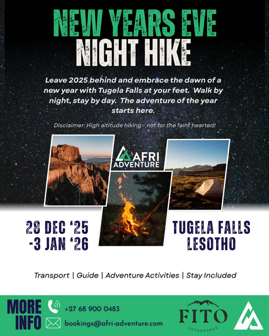 Night Hike - Afriski